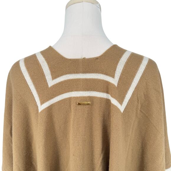 Lauren Ralph Lauren Women's Reversible Poncho Sweater Shawl - Picture 5 of 7